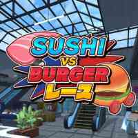 SUSHI vs BURGER レース