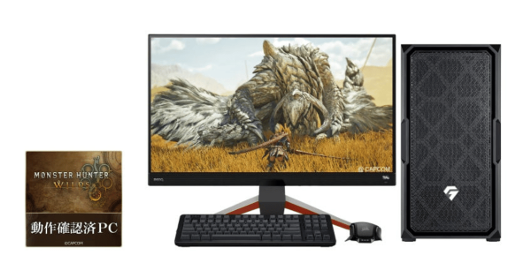 TSUKUMOのゲーミングPC「G-GEAR」シリーズに『モンハンワイルズ』動作