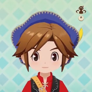 牧場物語 風のグランドバザールの髪型ブレイブショート