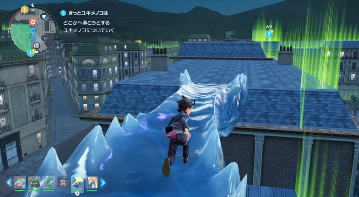 ポケモンZAの氷でできた橋