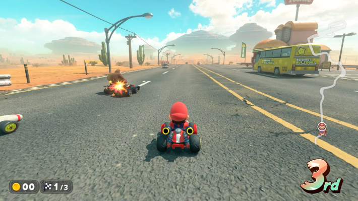 グランプリは会場間もコースとなる