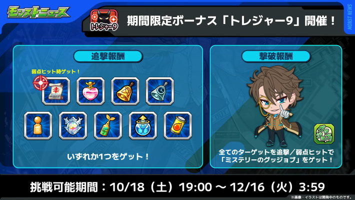 トレジャー9が開催