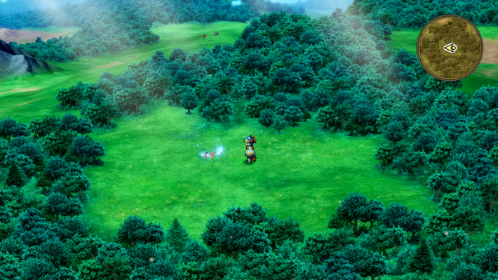 ドラクエ1リメイクのラダトーム城の北西の森の合間