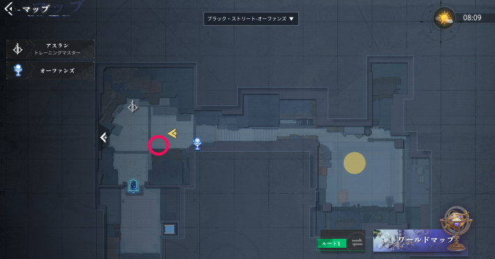 ヴィック・ブラザーフッドのエピソード7-2_マップ画像