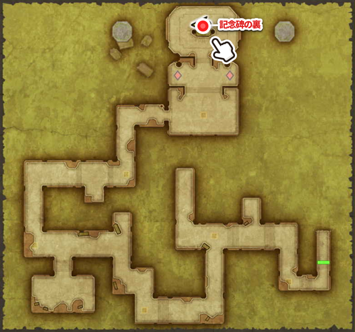 ドラクエ2リメイクのロトの洞窟の街マップ