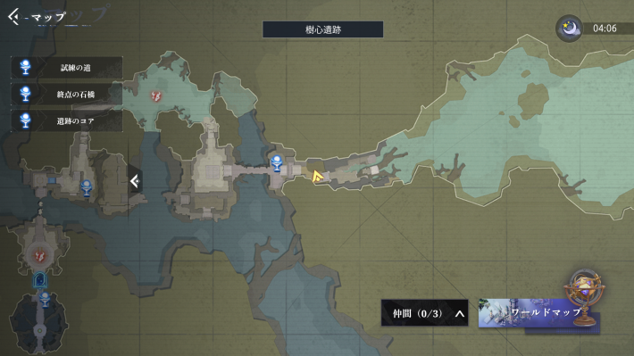 古代巨樹のカード20_マップ