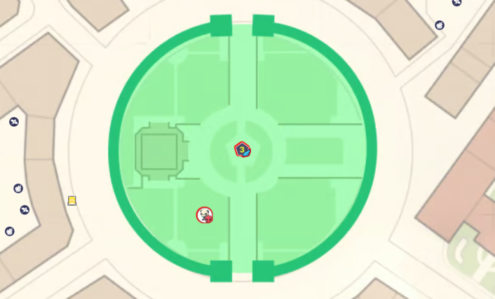 ポケモンZAのヤンチャムオヤブンのマップ画像