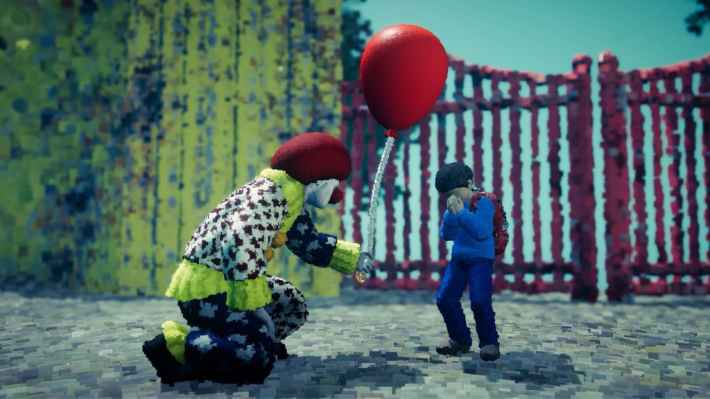 Dreams of Another ゲームスクリーンショット - ピエロと子供