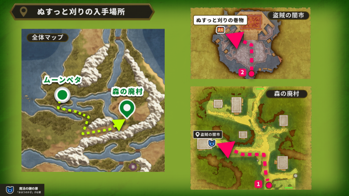 ドラクエ2リメイクのぬすっと刈りの入手場所