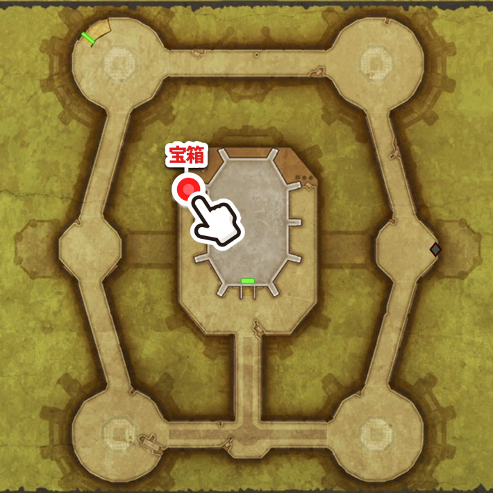 ドラクエ2リメイクリホイミの巻物の入手場所拡大マップ