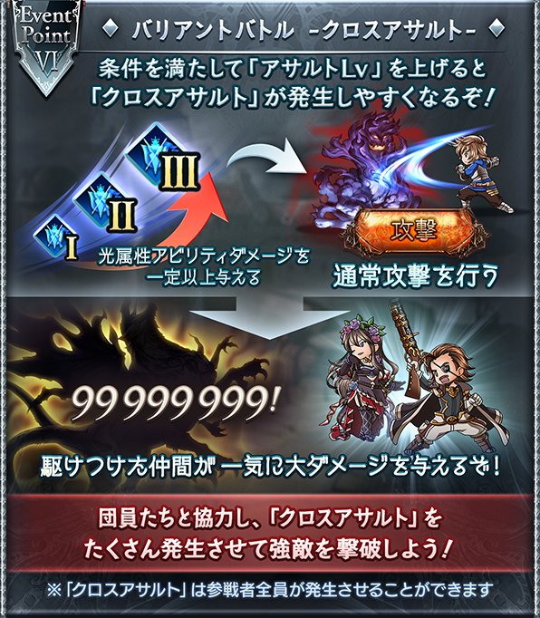 グラブルのクロスアサルト