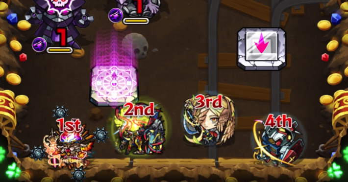 運極でアンチ魔法陣を持つキャラを編成