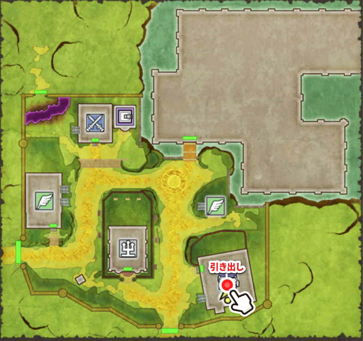 ドラクエ2リメイクのルプガナの宿屋小さなメダル場所マップ