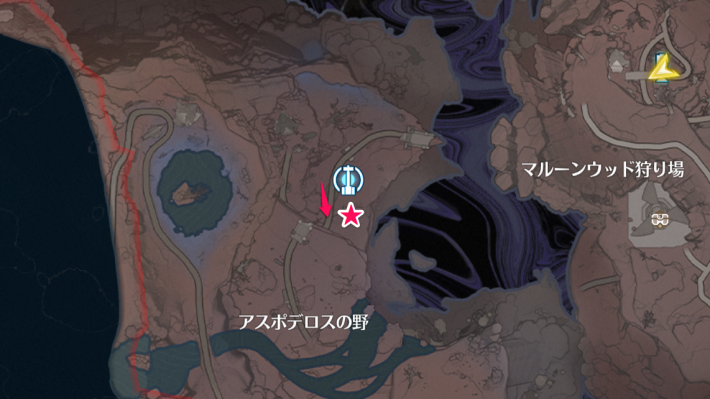 ルナフローラ回収ルート