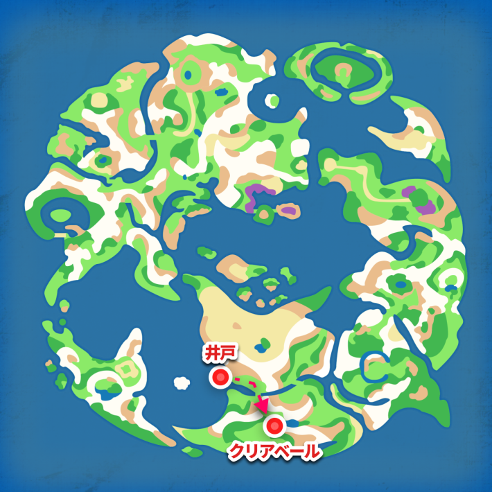 当時モノ　ドラクエ6 シール　そらとぶベッド ドラクエ6】クリアベールのマップと入手アイテム【ドラゴンクエスト6