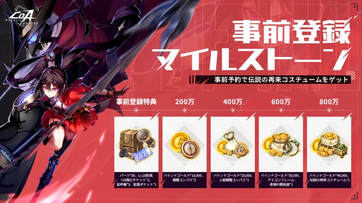 『クリスタル・オブ・アトラン』の配信日と事前登録情報！キャラガチャなしでとことん楽しめるコンボアクションRPG！の画像