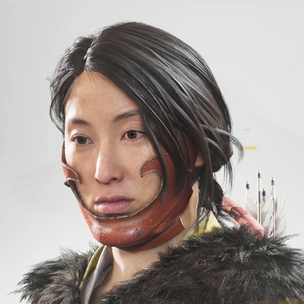 ゴーストオブヨウテイの蜻蛉の半頬 噛口
