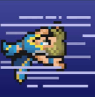 エバストのFF3コラボのチャットスタンプけり(空手家)(FF6)