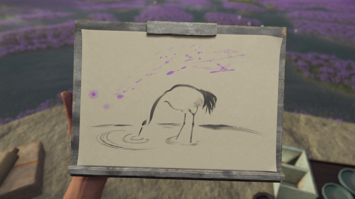 ゴーストオブヨウテイの墨絵