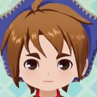 牧場物語 風のグランドバザールの顔立ちG