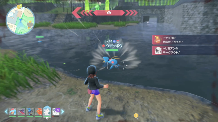 ポケモンzaのオヤブンウデッポウ現地