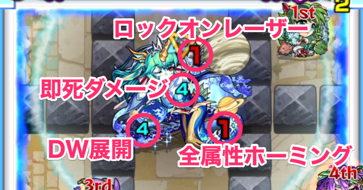 未開の砂宮【22】のボス戦攻撃パターン（覚醒後）