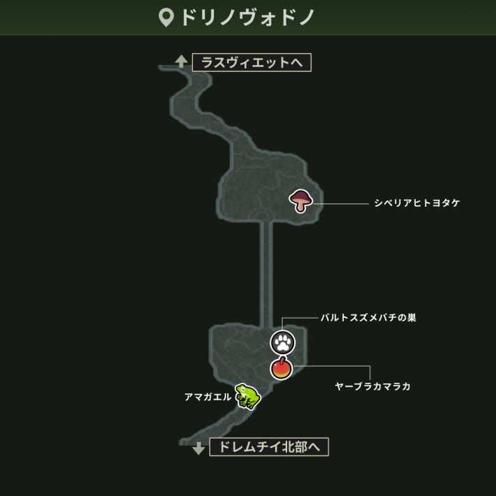 ドリノヴォドノ＿動植物