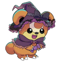 魔女ヒメグマのステッカー画像