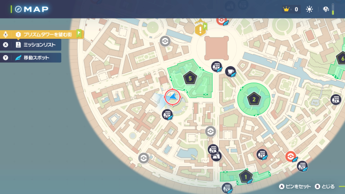 ポケモンZAのブルー広場のきのみや