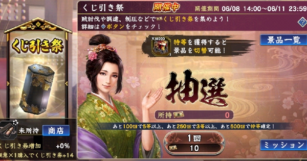 くじ引き祭