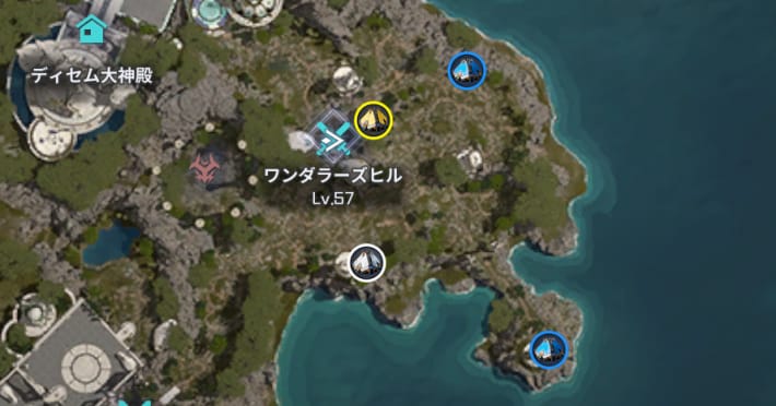 トレジャーカプセルの場所一覧の画像