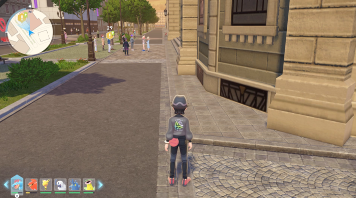 ポケモンZAの銀行前