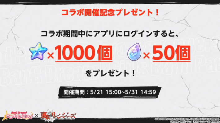 コラボ開催記念