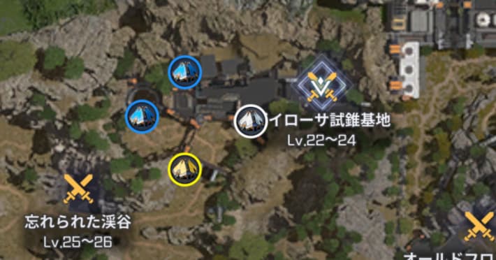 トレジャーカプセルの場所一覧の画像