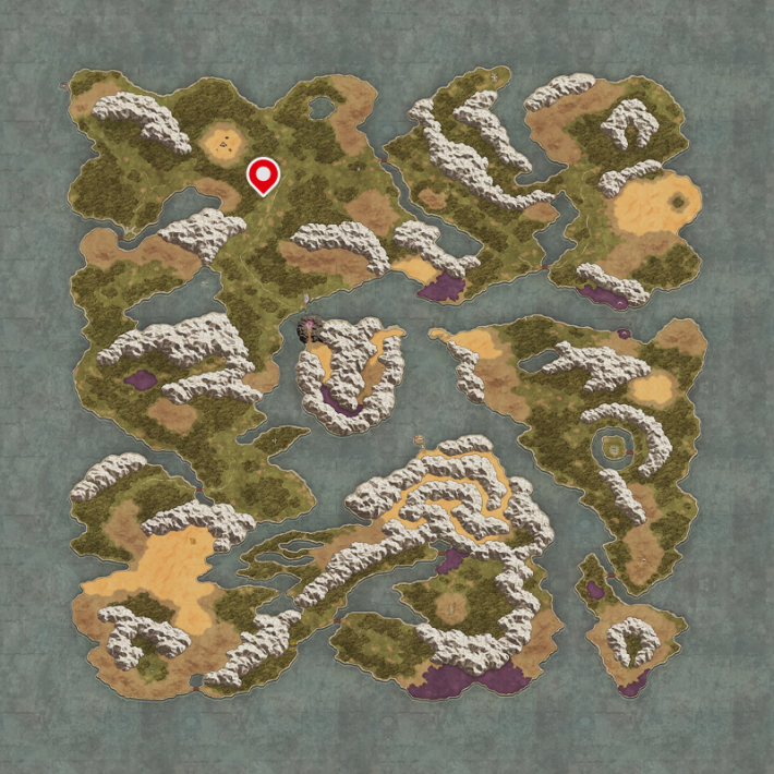 ドラクエ1リメイクのロトの洞窟の南東の森の合間