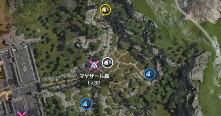 トレジャーカプセルの場所一覧の画像