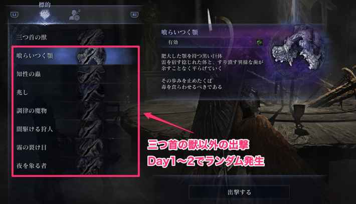 襲撃イベント発生条件