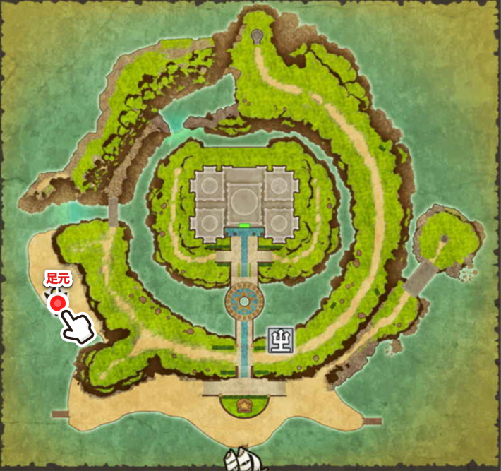 ドラクエ2リメイク_メダル王の城の西の砂浜_ちいさなメダル