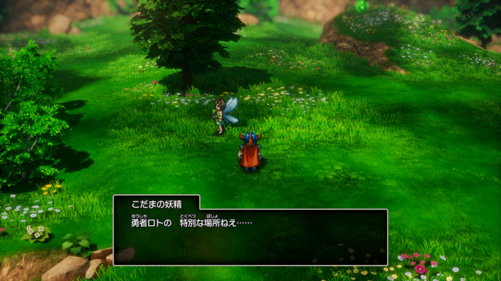 ドラクエ1リメイクのひみつの花畑の現地
