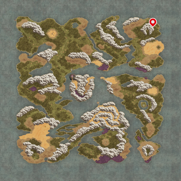 ドラクエ1リメイクのマイラ周辺の山沿いの森の中