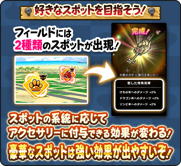 魔力スポットには強い効果が出やすいものもの画像