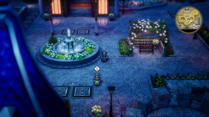 ドラクエ1リメイクのラダトーム城2階でローラ姫と話す