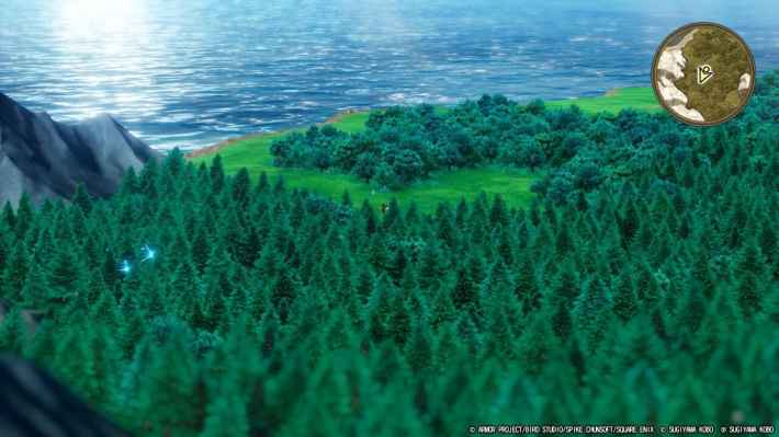 ドラクエ1リメイクのラダトーム東部の塔？の近くの森の中