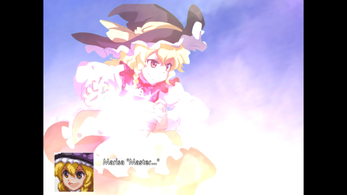 魔理沙のゲーム内カットイン「Master...」
