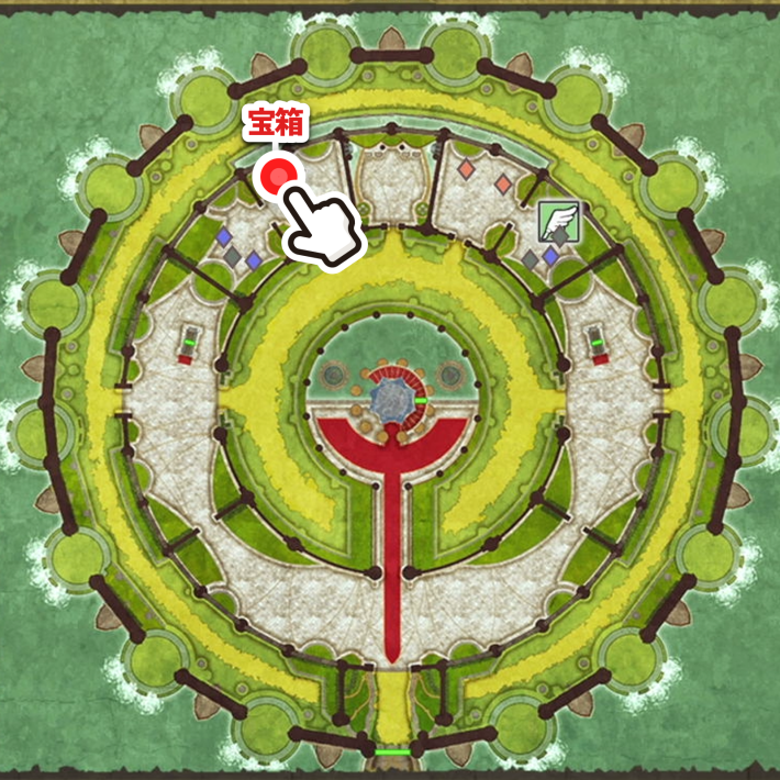 ドラクエ2リメイクミラクルの巻物の入手場所拡大マップ