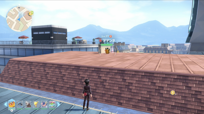 ポケモンzaのオヤブンデデンネの現地画像