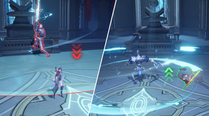 魔チェス近衛軍の広範囲回転斬撃