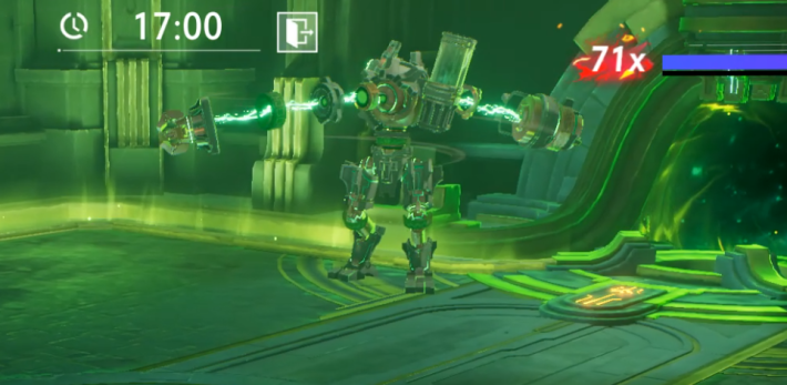 回転攻撃は距離を取って回避