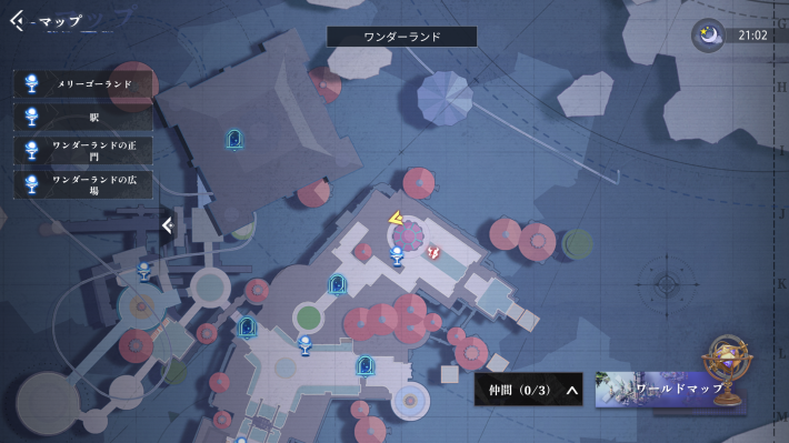 ワンダーランドのカード4_マップ