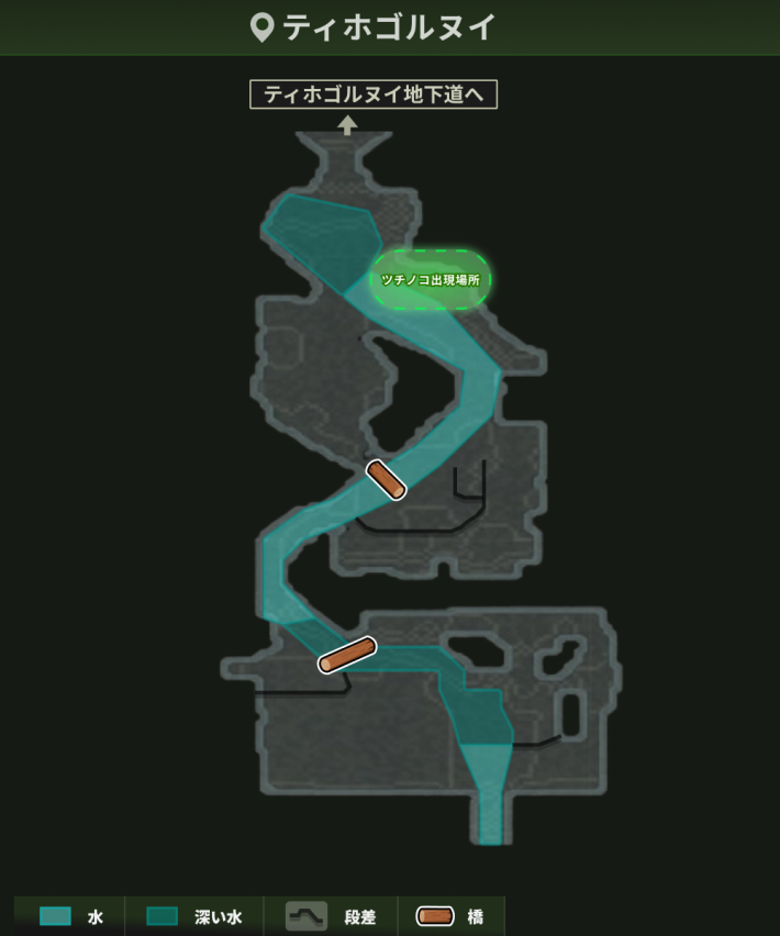 メタルギアデルタのティホゴルヌイのマップ